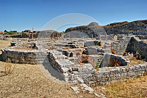 Roman baths ruins of Conimbriga