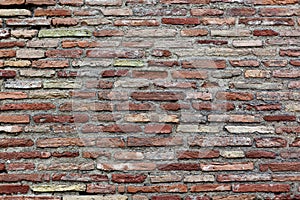 Roman brick wall