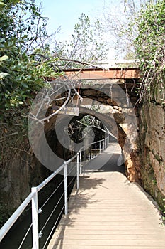 The Roman Bridge, Banyas River Nature Reserve, Israel