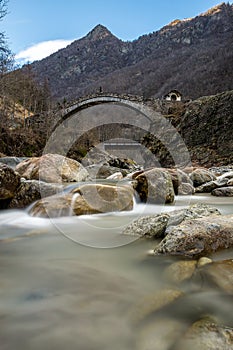 Roman bridge in Ceppo Morelli