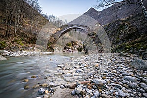 Roman bridge in Ceppo Morelli