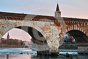 Romano ponte mar Mediterraneo la città 