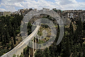 The Roman bridge of Gravina di Puglia