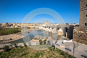 Roman Bridge and Guadalquivir river, Great Mosque, Cordoba, Spain