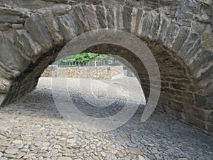 Roman bridge in Molinaseca photo