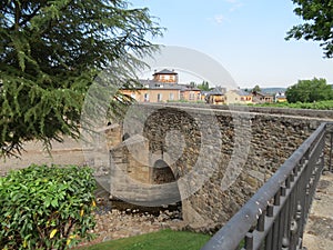 Roman bridge in Molinaseca photo