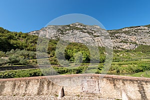 Roman Bridge over the River Sarca - Italy