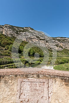 Roman Bridge over the River Sarca - Italy