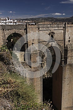 Roman bridge Puente Nuevo in Ronda