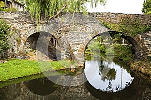 Rio de Onor Roman Bridge photo