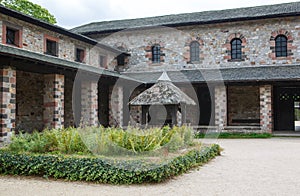 Roman castle Saalburg in the german Taunus mountains near Frankfurt