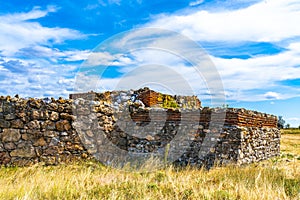 Roman castrum Diana Fortress in Kladovo, Eastern Serbia