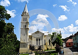 The Roman Catholic Cathedral of St. Joseph Iosif, Sighisoara, Mures County, Romania photo