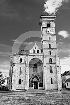 The Roman-Catholic cathedral of St. Michael insude Alba Carolina citadel in Alba Iulia, Transylvania, Romania; St. Michael`s photo