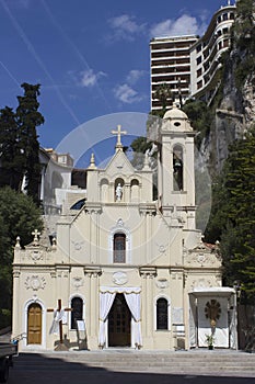 The roman catholic chapel of Sainte-Devote in Monte Carlo