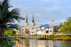 Roman Catholic Church in Chang town, Chanthaburi, Thailand