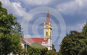 Roman Catholic Church of the Holy Guardian Angels in Kanjiza, Se