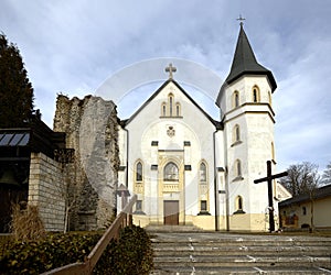 Church of Holy Trinity in Mosovce, Turiec Region, Slovakia