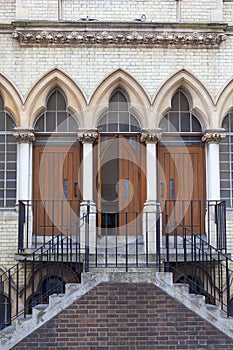 Roman Catholic Church of Our Lady Queen of Heaven , facade, London, United Kingdom