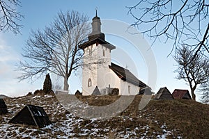Roman Catholic church of Saint Martin the bishop in Martincek village, Slovakia