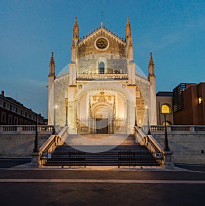 Roman Catholic church San JerÃÂ³nimo el Real, Madrid, Spain photo