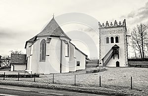 Roman catholic church of St. Anna with renaissance bell tower, S