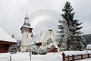 Roman Catholic Church of St. Anne located in Oravska Lesna, Slovakia