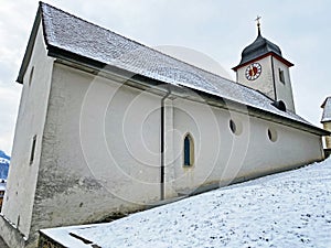 Roman Catholic Holy Cross Church Weesen or RÃ¶misch-katholische Heiligkreuzkirche auf dem BÃ¼el / BÃ¼hlkirche - Switzerland