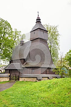 Roman Catholic wooden Church of St Francis of Assisi in Hervartov SLOVAKIA - UNESCO