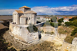 Roman chapel on a shore cliff