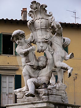 Roman Cherub Statue