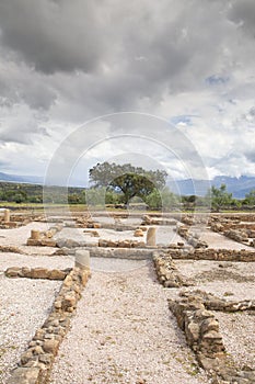 The Roman city of CÃÂ¡parra in Extremadura, Spain photo