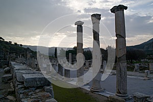 The Roman city of Ephesus, Turkey