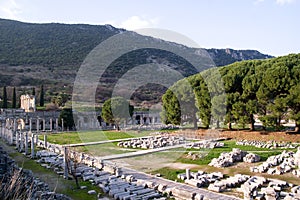 The Roman city of Ephesus, Turkey