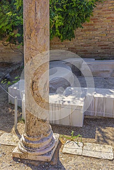 The Roman city of Italica. Santiponce, Andalusia, Spain