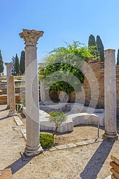 The Roman city of Italica. Snatiponce, Andalusia, Spain