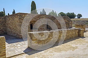 The Roman city of Italica. Snatiponce, Andalusia, Spain