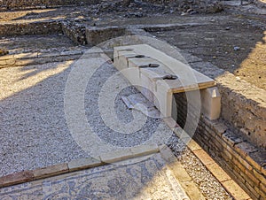 The Roman city of Italica. Santiponce, Andalusia, Spain photo