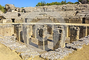 The Roman city of Italica. Santiponce, Andalusia, Spain photo