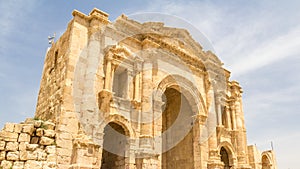 Roman city Jerash in Jordan