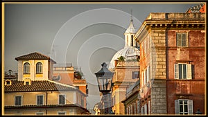 Roman cityscapes. Rome, Italy photo