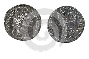 Roman coin - Roman denarius of Emperor Domitian