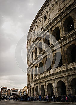 Roman Colliseum in Italy photo