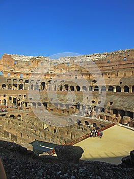 Roman Colosseum Interior