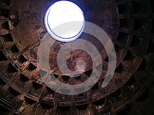 The roman Concrete dome of the Pantheon