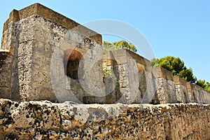 Roman decanting and sedimentation tanks end of roman aqueduct of Brindisi, Apulia, Italy