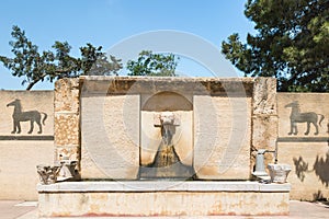 Roman drinking water founatain. Carthage, Tunisia