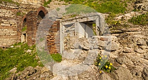 Roman Edifice, part of Old Town of Constanta, Romania photo