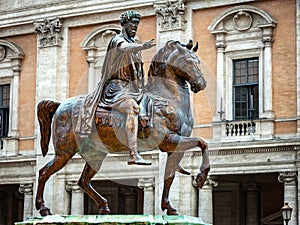 Roman emperor Marcus Aurelius Antoninus