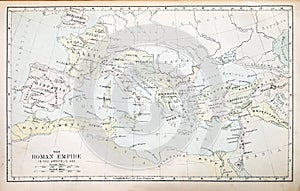 Roman Empire Map photo